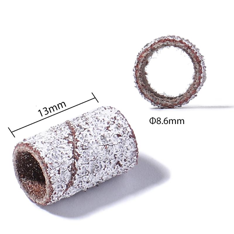 

New Arrival 100Pcs Sanding Bands Without Mandrel Electric Nail Drill Accessories Nail Care Polishing Gel Polish Removal Tools