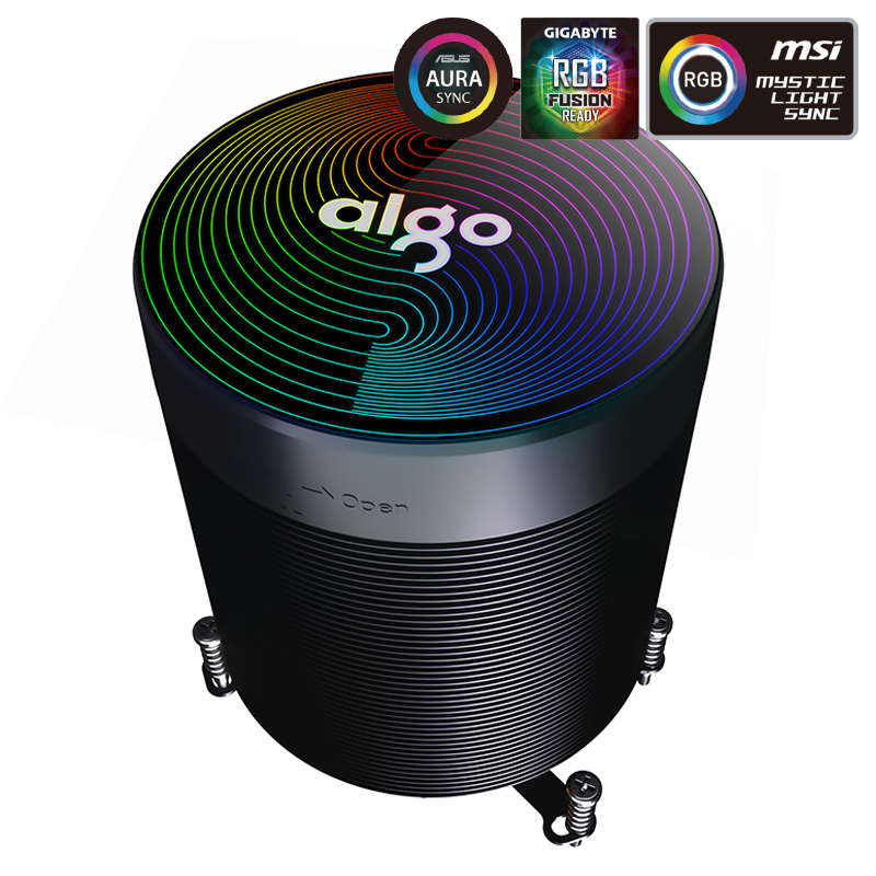 

Aigo darkflash CPU Cooler aura sync 5 Pure Copper Heat-pipes freeze Tower Cooling System CPU Cooling pwm led rgb Fan Radiator