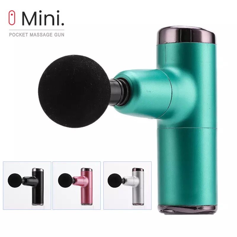 Mini massage gun pocket massager fascia gun treatment portable massager tissue gun neck muscle relaxation relieve pain vibrator-image-584320874