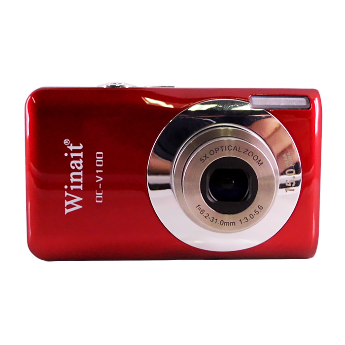 

Cheap digital camera DC-V100 with 5 x optical zoom plus 4x digital zoom