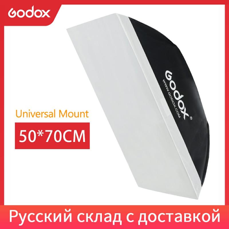 

Godox 50x70cm 20"x27" Photo Studio Softbox Soft Box with Universal Mount for E250 E300 K-150A K-180A 300SDI Studio Flash Strobe