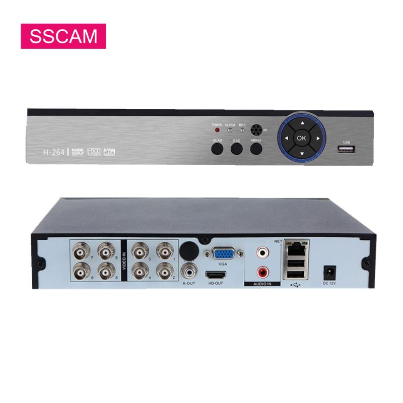 

8CH 5MP AHD Video Recorder H.265 8 Channel 5MP Recorder Hybrid NVR For 2MP 4MP AHD CVI TVI Analog IP Camera