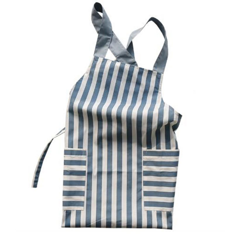 

Waterproof Halter Cross Aprons Cotton+Polyester Fiber For The Coffee Shop Bar Cooking Kitchen Apron For Woman Men Chef Waiter