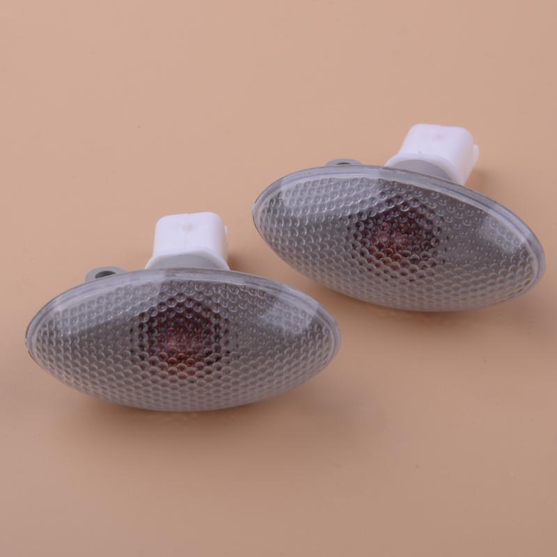 

2pcs Plastic Turn Signal Side Marker Light Lamp Indicator 632574 Fit For C1 C2 C3 Xsara, As pic