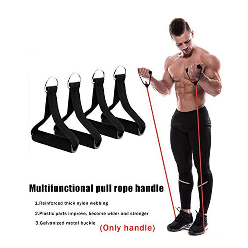 

Resistance Band Handles Exercise Pull Grips Replacement Handgrips for Fitness Workout Training Yoga Exerciser Foam Handle 1PC