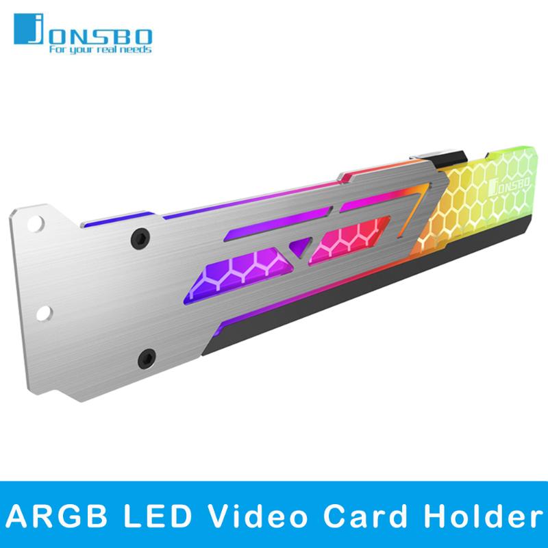 

Jonsbo V3 Graphics Card Support Support Frame Chassis LED Video Card Holder Bracket for 3 Pin 5V ARGB Motherboard Gorgeous