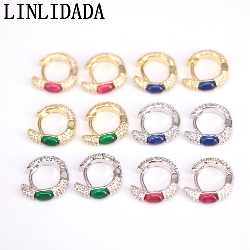 

5Pairs Fashion Jewelry Hoop Earrings Circle Earrings Gold / Silver Color Statement Jewelry Gifts