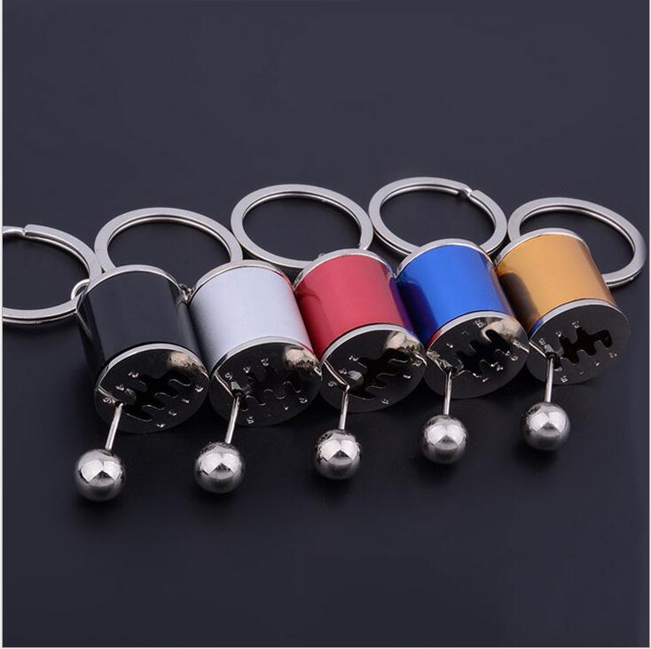 

New car refit gearshift keychain Free shift metal gift pendant Gearbox keychain