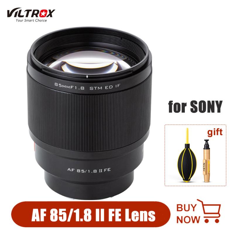 

New verison VILTROX 85mm F1.8 II STM FE Lens Auto Focus Camera Lens For Sony Camera A9 A7RIII A7M3 A7III A6400 A6000