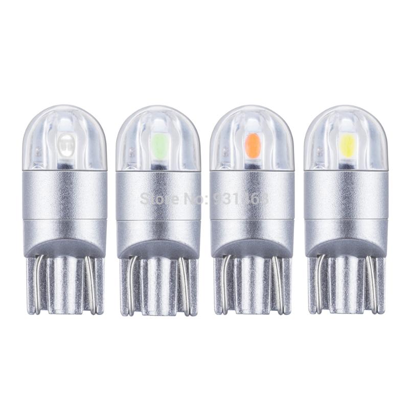 

skuer 2pcs t10 small light bulb car led to show wide light super bright modified indoor reading w5w truck motorcycle, As pic