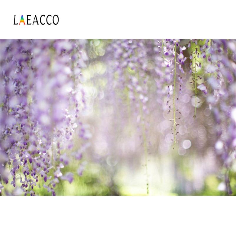 

Laeacco Spring Blossom Flower Tassal Polka Dots Child Light Bokeh Scene Photo Backgrounds Photography Backdrops For Photo Studio