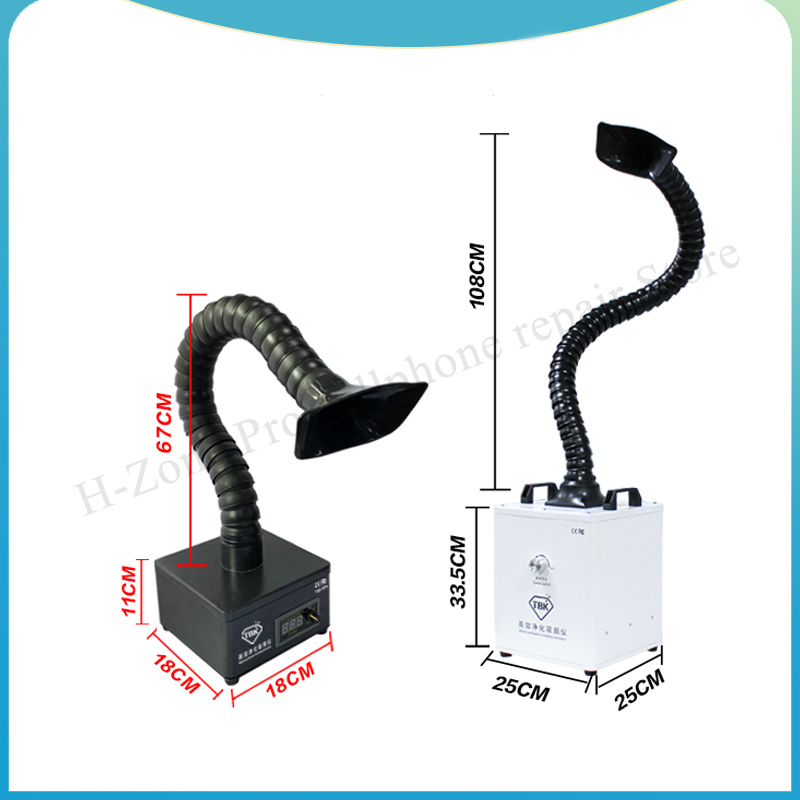 

TBK mini Efficient purification smoking instrument Soldering Smoke Cleaner Fume Extractor Air Cleaner Filter dust clean room