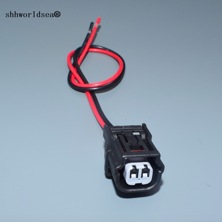 

shhworldsea 2 pin Female automotive waterproof electric wire harness connector plug 6189-6905 6189-7036 car