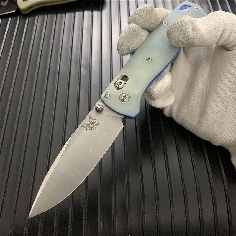 

Benchmade BM 535/551/550 S30v Blade Bugout AXIS Folding Knife G10 Handle Copper washer Outdoor Camping Pocket EDC Knives Of BM31 BM42