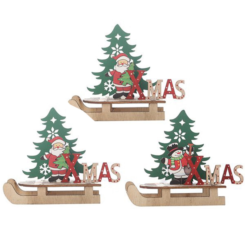 

Christmas Wooden Ornaments Christmas Tree Decor Merry Decoration for Home Decor