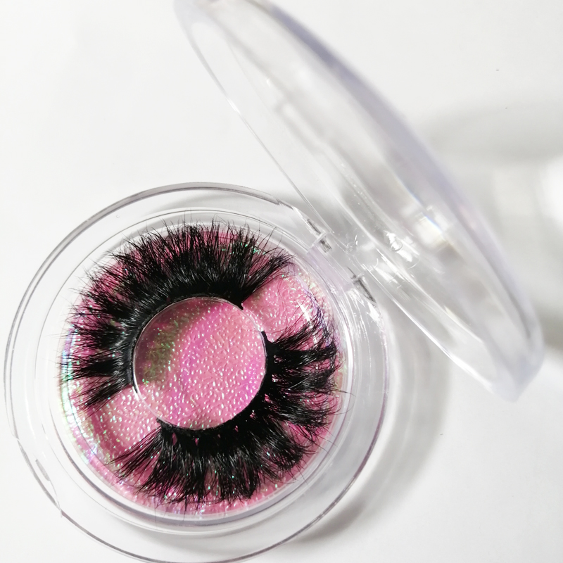 

Long Dramatic Mink Lashes 3D Mink Eyelash 5D 25mm Long Thick Lashes Handmade False Eyelash Eye Makeup 66