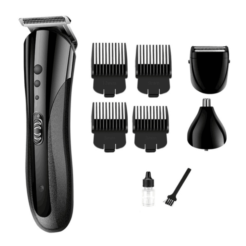 

Professional 3 In 1 Multi Functional Waterproof Hair Trimmer Electric Beard Trimer Brush Rechargeable Hair Clipper Cutter Kit