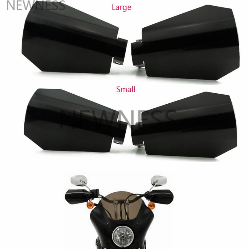 

Motorcycle Stainless Steel Black Shade Hand Guard Handguards For XL Dyna Baggers Falling Protection Cafe Racer