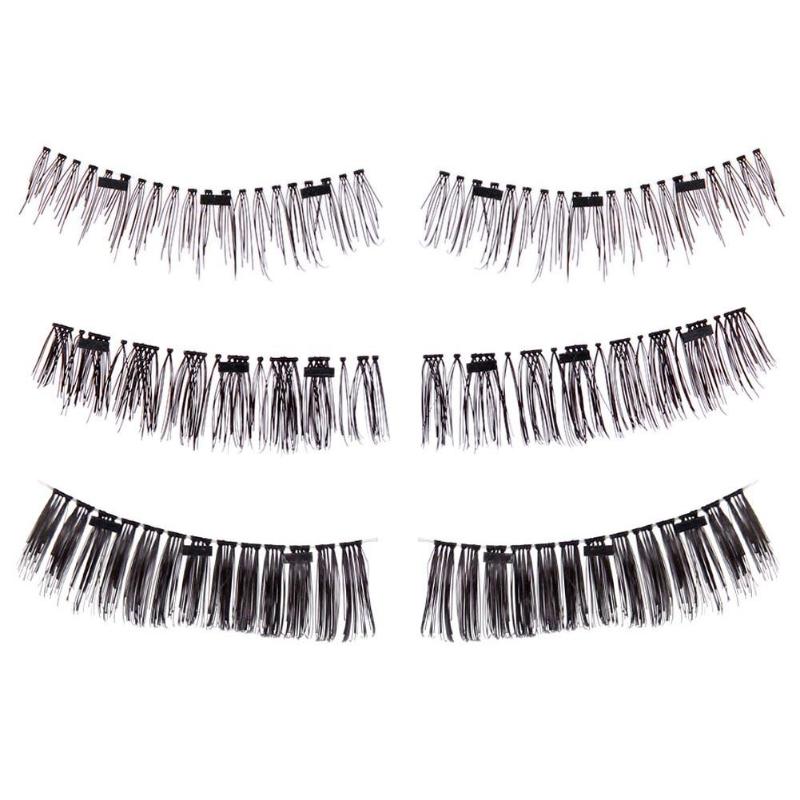 

1Pair Makeup 3D Magnetic False Eyelashes Reusable Fake Lashes Cosmetic Tool