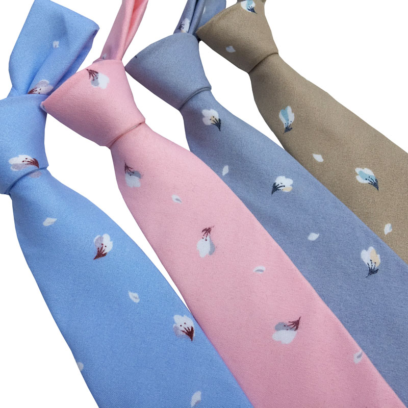 

Gravata Floral 7cm Men's Floral Neck Ties For Man Casual Cotton Slim Tie Gravata Skinny Wedding Neckties New Design Men Necktie