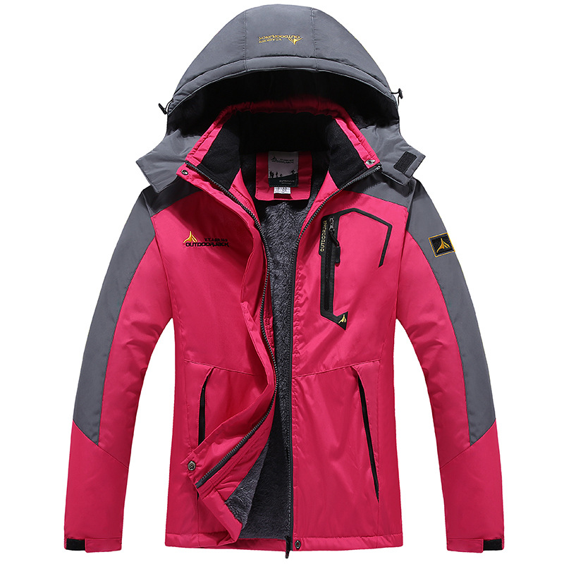 

TWTOPSE Women Winter Waterproof Sport Jacket Warm Skiing Snowboarding Cycling Fishing Windproof Hiking Camping Fleece Coat 2020, Women red jacket