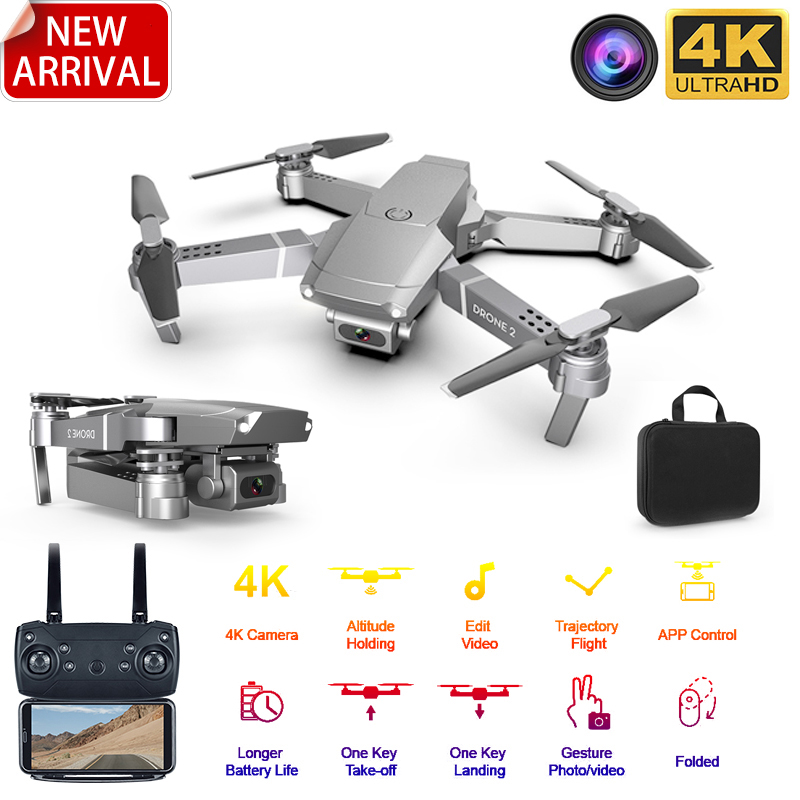 

New Mini DroneE68 WIFI FPV Mini Drone With Wide Angle HD 4K 1080P Camera Hight Hold Mode RC Foldable Quadcopter Dron Gift