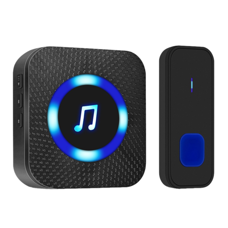 

Wireless Electronic Waterproof Music Doorbell Home 300 Meters Long Distance Music Doorbell US Plug