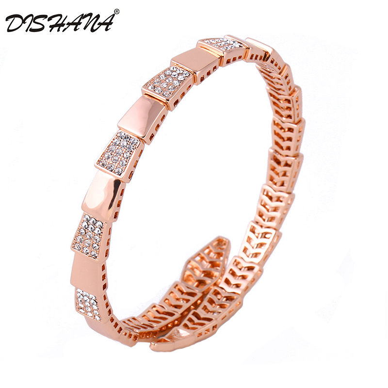 

Men and Women Bangles Crystal Gold-color Fashion Cuff inspirational Jewellery Bracelets Bangle Womens Adjustable Jewelry
