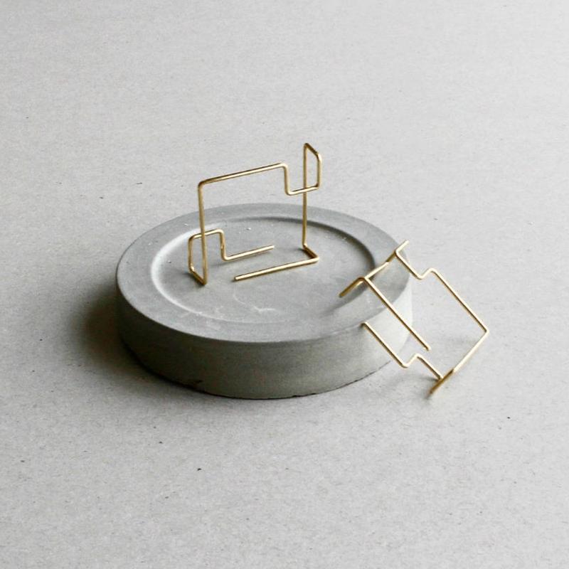 

Square Earrings Handmade Minimalist Jewelry Gold Filled 925 Silver Brincos Orecchini Oorbellen Pendientes Earrings For Women, Golden;silver