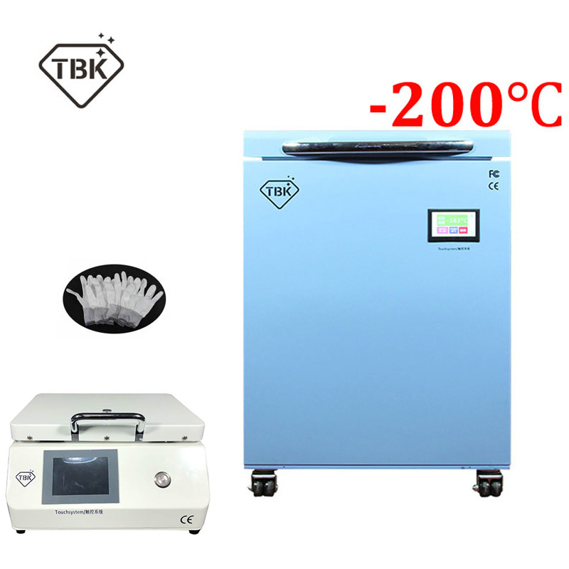 

TBK New version -200C LCD Frozen Separator Machine with TBK-808M LCD Touch Screen OCA Laminator Bubble Removing for phone repair