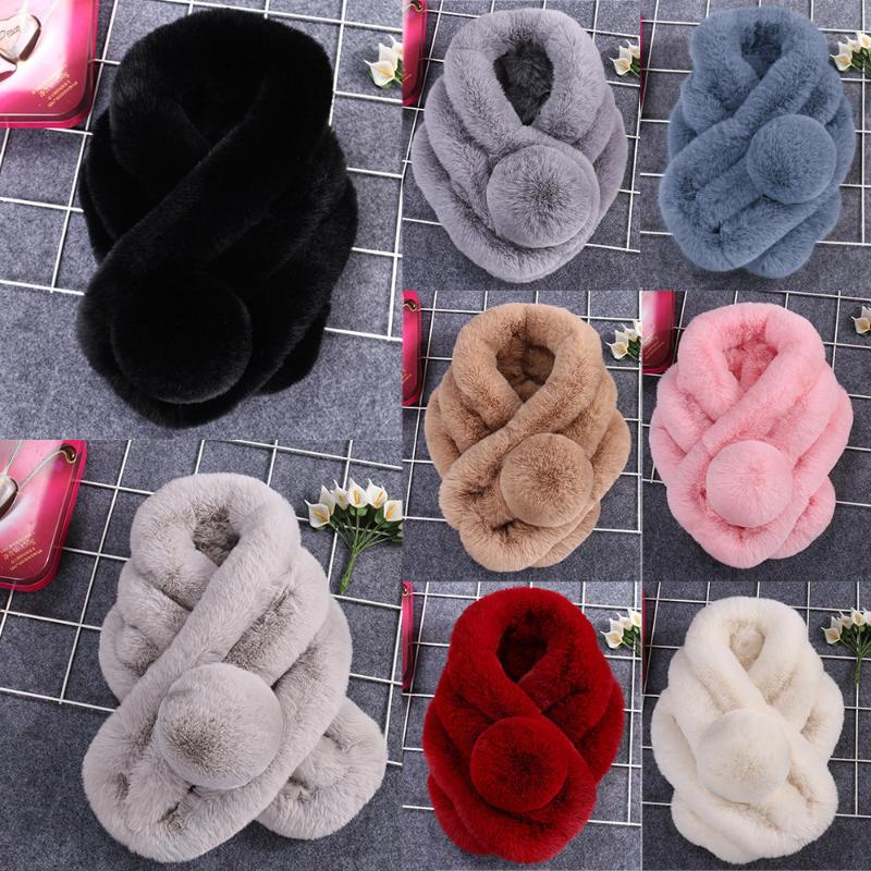 

Women Winter Warm Scarf Windproof Headband Scarf Thicken Fur Scarve Outdoor Hiking Sport Tube Bicycle Buffs Hunting Winter