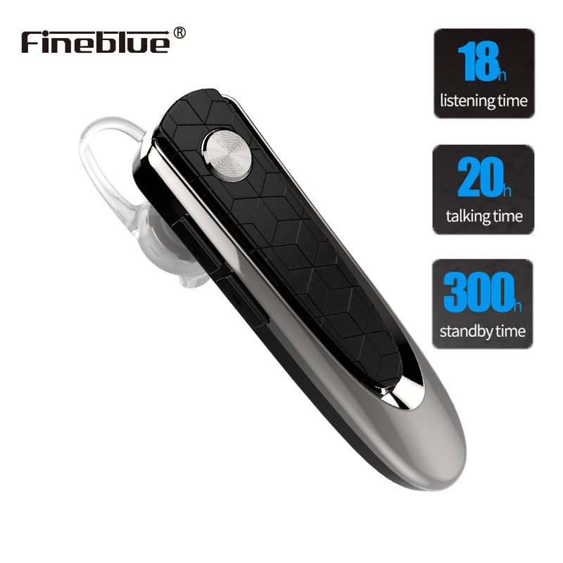 

Fineblue Bluetooth Headset Wholesale HF68 Hands-free Earphone English mode Headphones Earpiece For 20 hours calls
