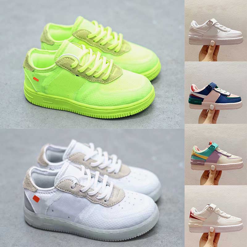 

New Baby kids Girls Running Shoes shadow Tropical Twist Sport Dunnk One Skateboard Sneakers children designer Flat shoes boys First Walkers, A4