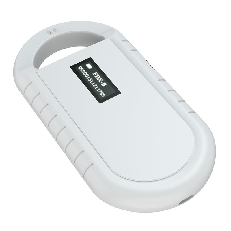 

RFID Reader Pet Microchip Scanner Handheld Animal Chip Reader Portable RFID Supports for ISO 11784/11785, FDX-B
