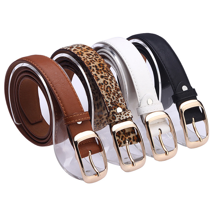 

Leather Belt Women buckle Belts For Women Cinto Feminino Black White Brown Leopard Belt Strap Fashion Accessories41