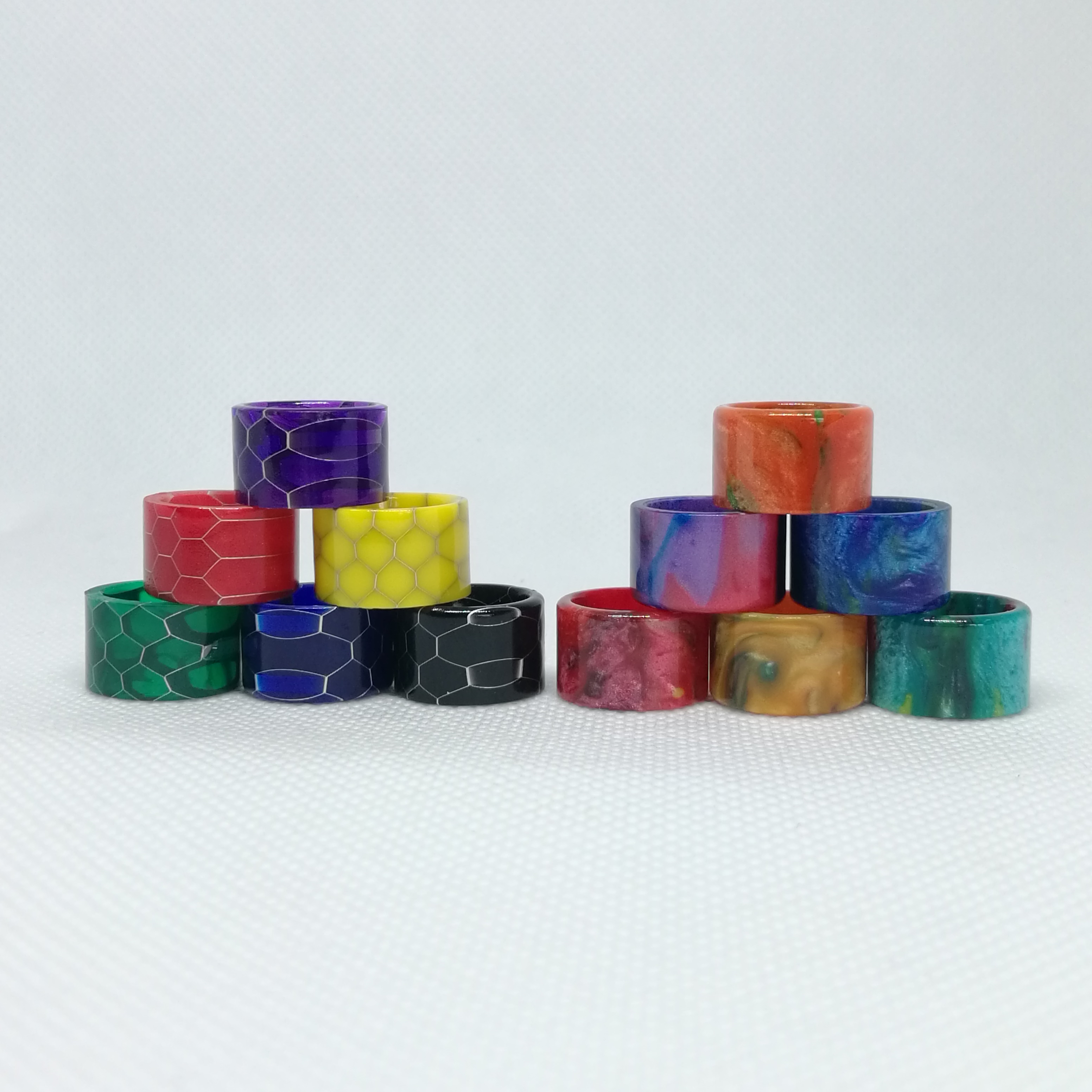 

Top Quality Epoxy Resin Snake Skin Drip Tips for TFV8 Baby V2 Stick V9 Max TFV16 Tank