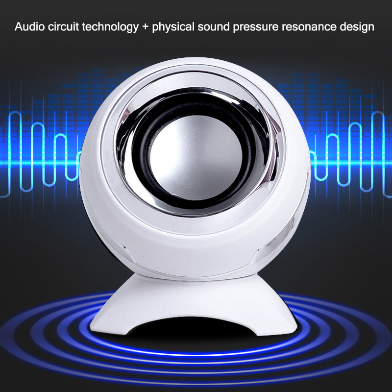 

AUX Mini Computer Speaker USB Wired Desktop Multimedia Subwoofer Wire Control 3D Stereo Surround Notebook Small Speaker