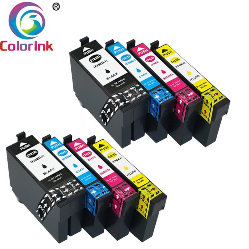 

ColoInk for 702XL T702XL ink cartridge 702 XL T702 ink cartridge for WorkForce Pro WF-3720 WF-3725 DWF printer