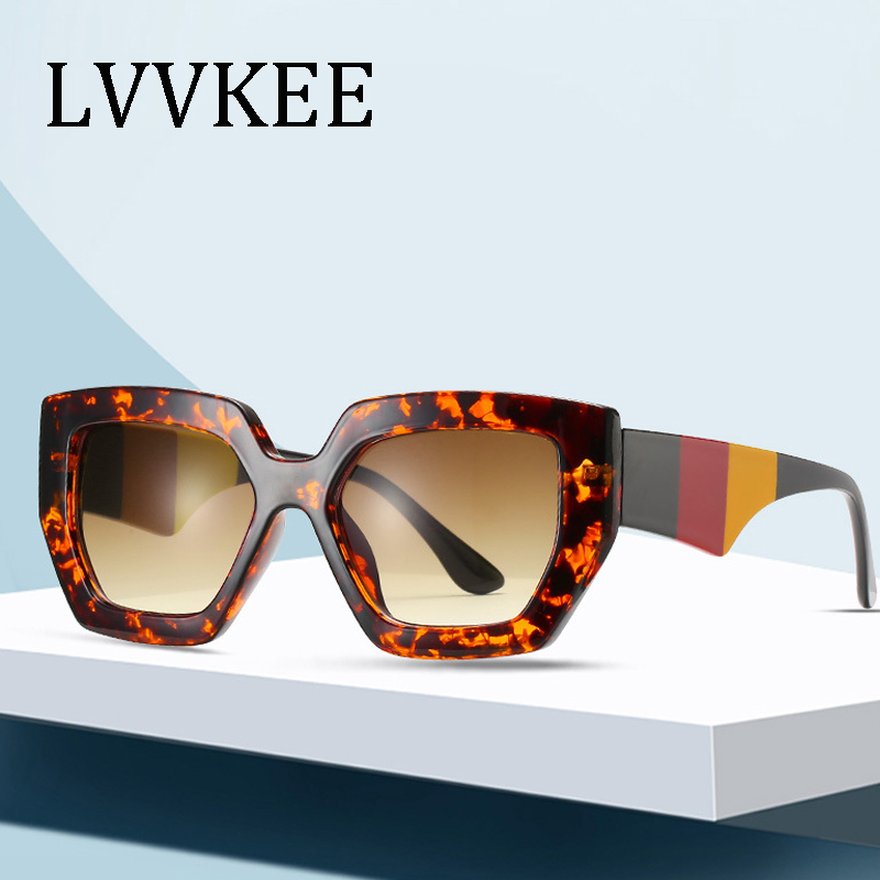 

Sunglasses 2021 Fashion Design Irregular Frame Women Square Gradient Lens High Quality Male Men Female