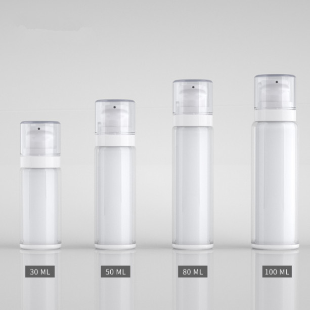 

30ml 50ml White Empty AS High Quality Lotion Vacuum Bottle Emulsion Foundation Bottle Container