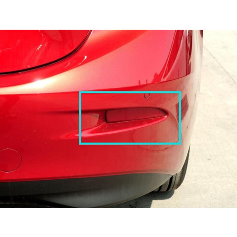 

Car accessories body parts rear bumper reflector lamp for 3 2014 to 2020 3 hatchback 2020- 6 2014 -2020, As pic