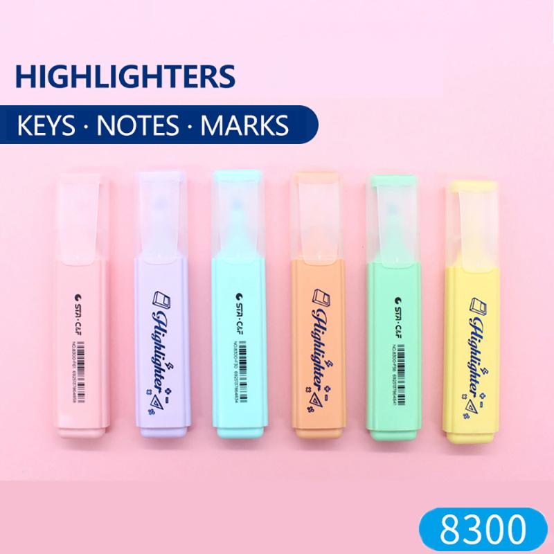 

STA Highlighter Series Pastel Marker Drawing and Painting PEN of Different Vibrant Colors and Shapes