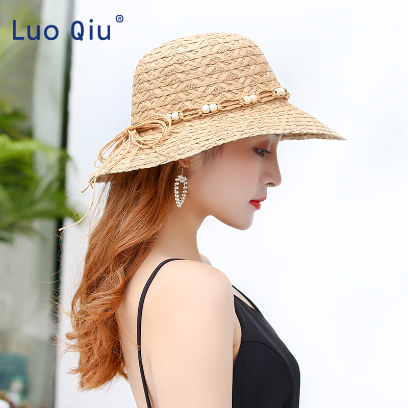 

Fashionable high-quality summer wear sunshade hat anti-ultraviolet sunshade summer women's hat beach, White