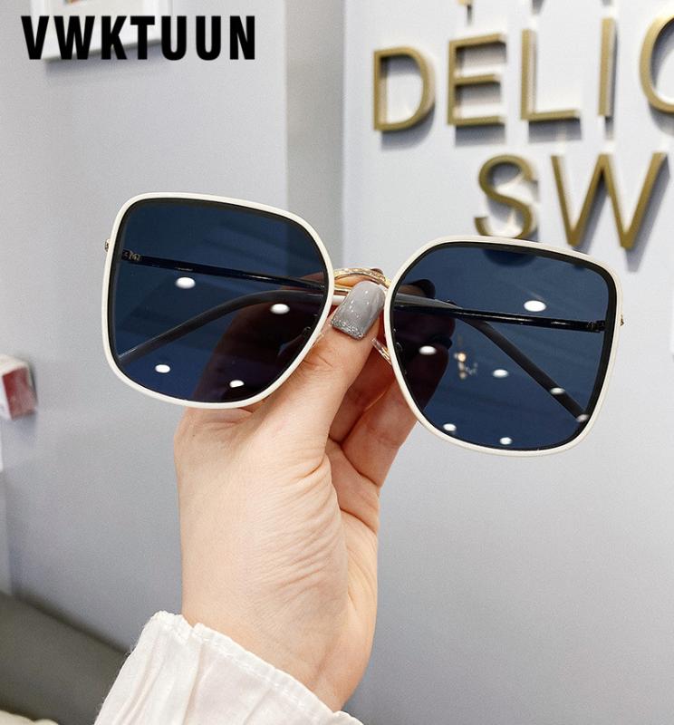

VWKTUUN Sunglasses Women 2020 Square Glasses UV400 Sun Glasses For Women Driving Shades Oversized Sunglasses Big Female Oculos