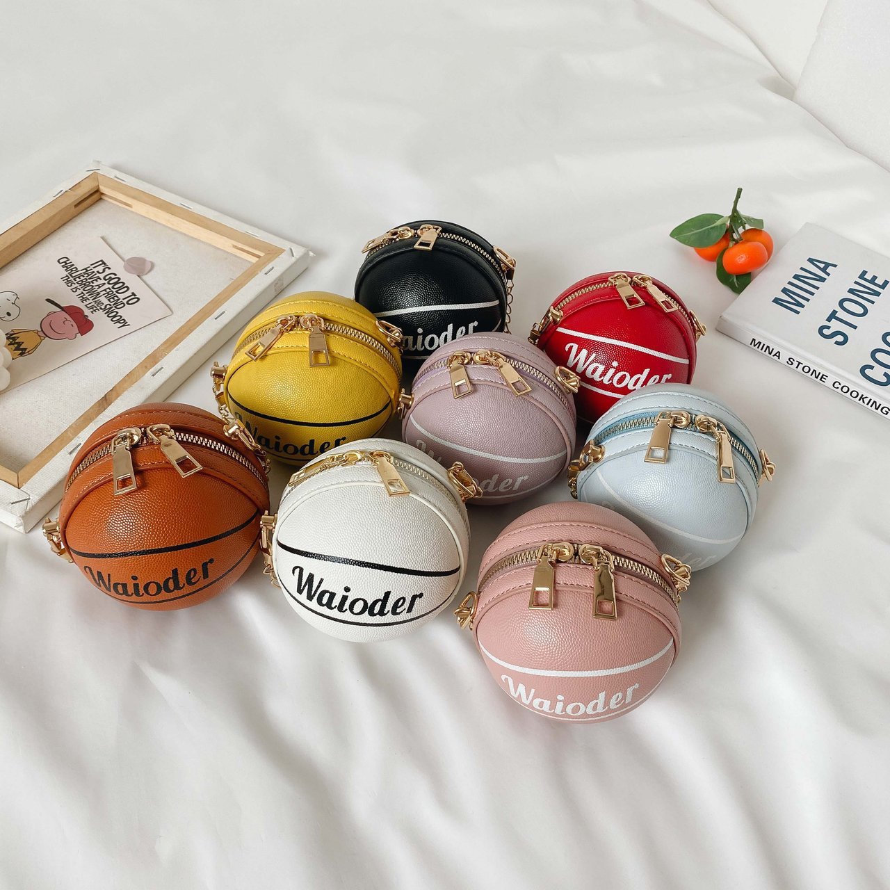 

2020 Fashion Kids Handbags Korean Children Mini Princess Purses Large Capacity Cute Basketball Cross-body Coin Bags Children Christmas Gifts, As show