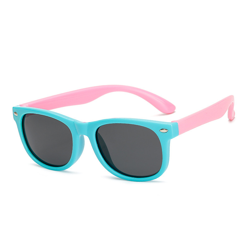 

New Kids Polarized Sunglasses TR90 Boys Girls Sun Glasses Silicone Safety Glasses Gift For Children Baby UV400 Eyewear