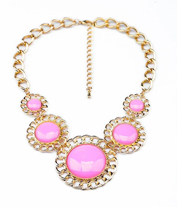 

Fashion Pink Choker Necklace 2014