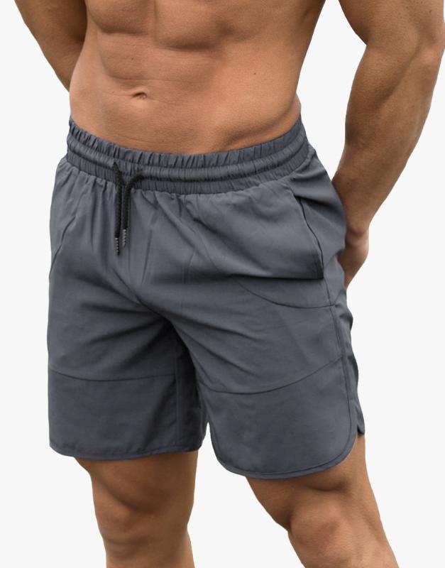 

Summer Sports Shorts Muscle Burning Fitness Pants Thin Stretch Quick-drying Running Shorts Men Mens Workout, Black
