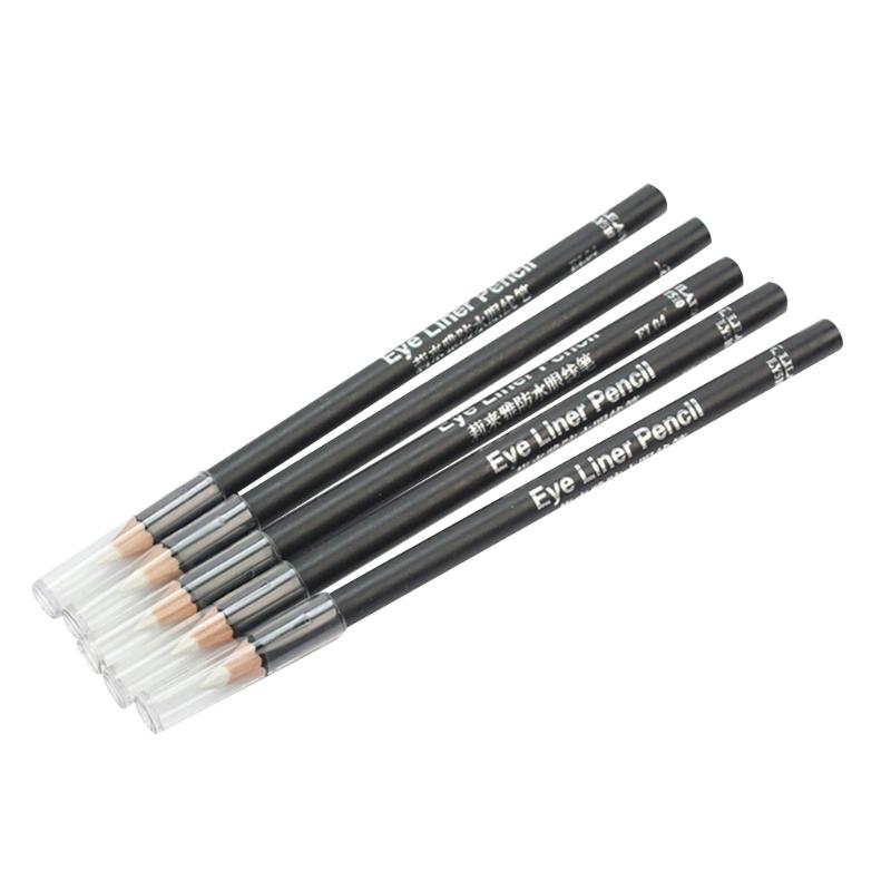 

Liner Pencil with Aloe Vera Vitamin E Gorgeous Eyes Make Up Cosmetic Tool 1PC Black Eyeliner Pencils Smooth Eyeliner Pencil Eye, White