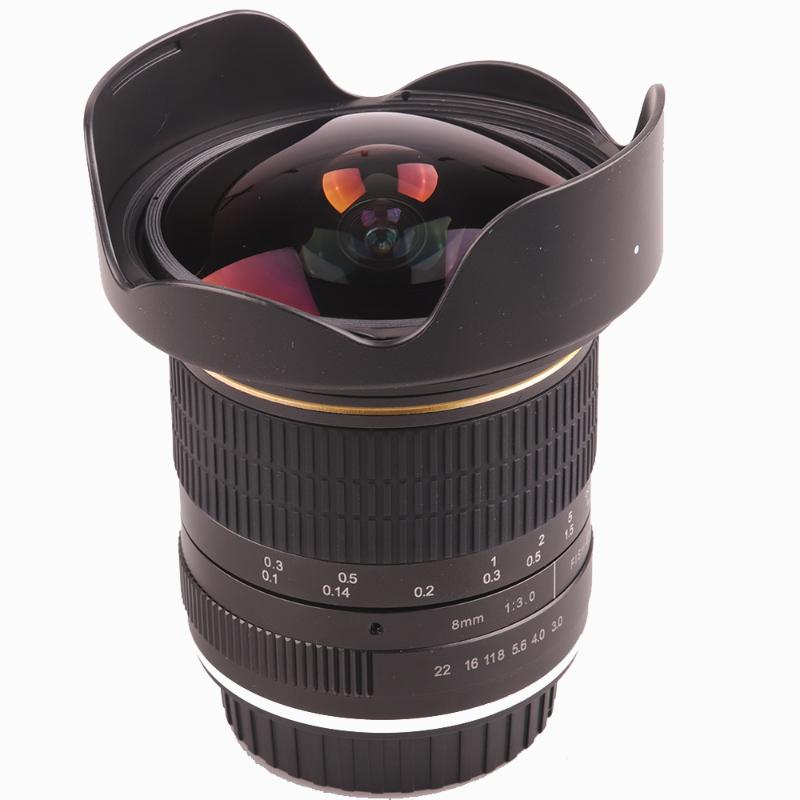 

Lightdow 8mm F/3.0 Aspherical Circular Camera Lens Ultra Wide Fisheye Lens for Canon DSLR 550D 650D 750D 77D 80D 1100D Cameras